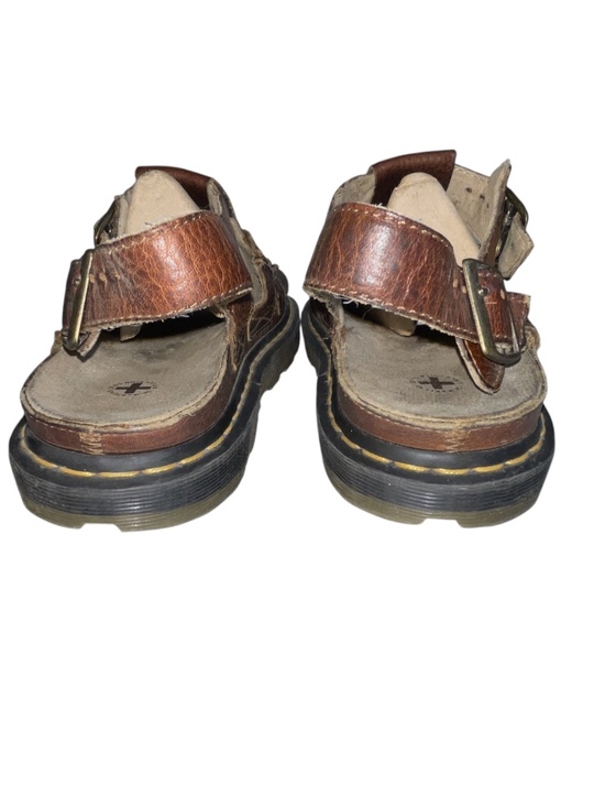 Dr. Martens Brown Leather Fisherman Heavy Air Cushion Sandals 8092 Men’s Sz 11 main image 16